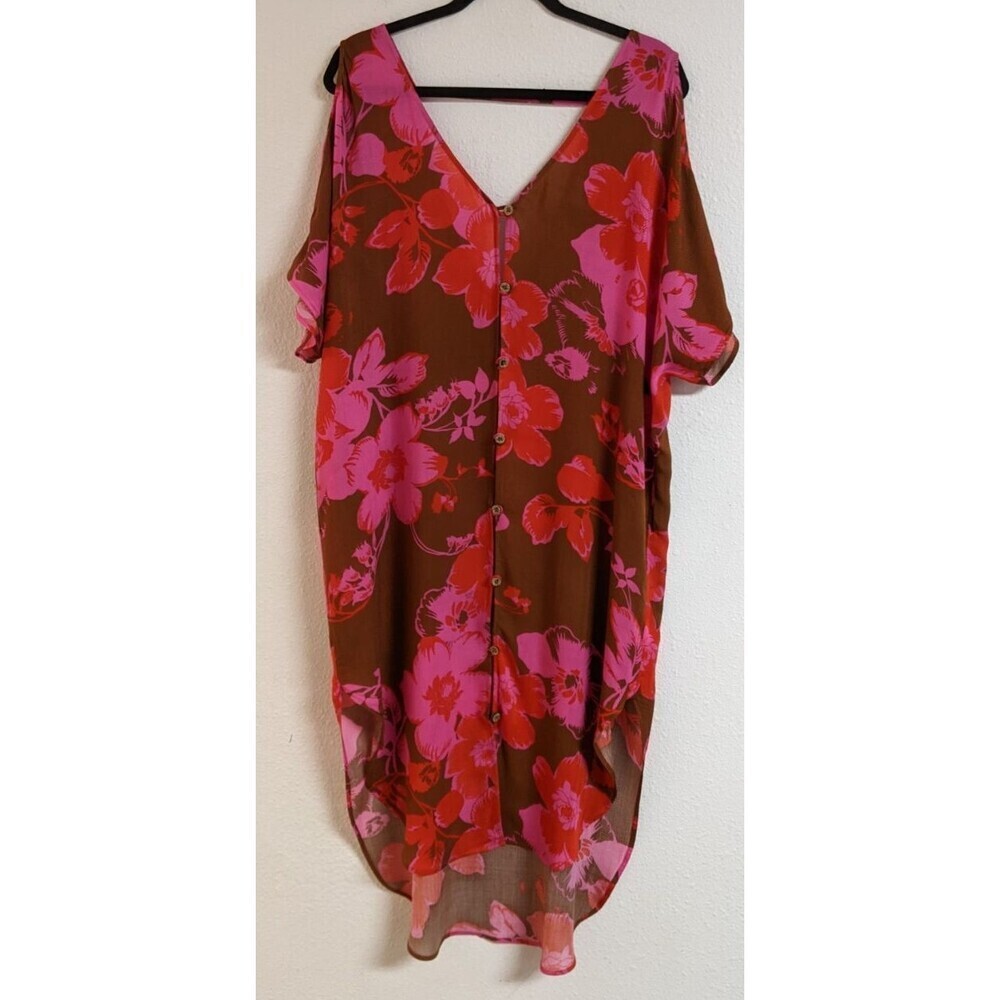 Cabi #5989 Women's TAHITIAN Cover-Up Floral Print Beachy/Vacay/Cruise XS/S - Picture 9 of 13